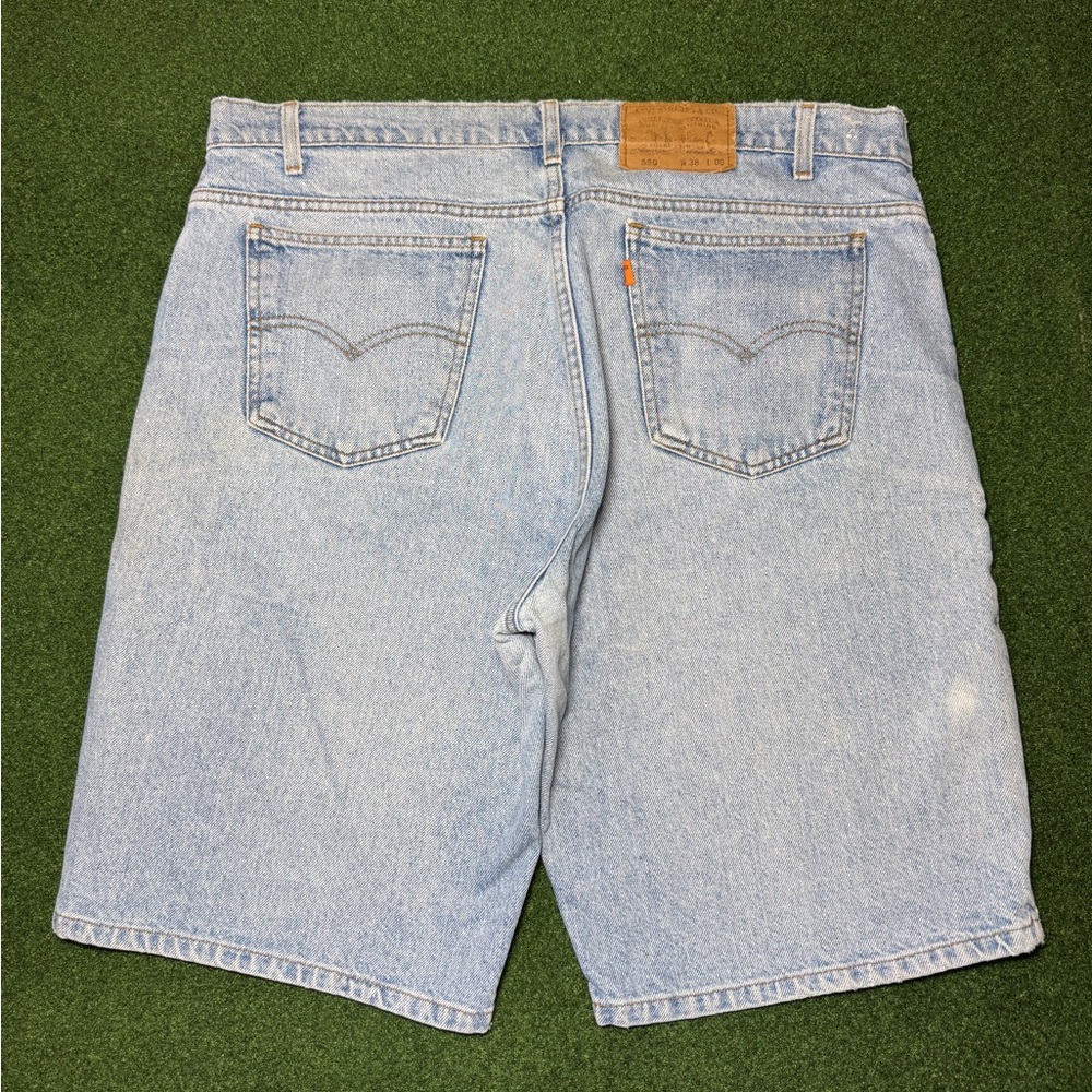 Levi’s 550 Jorts 38 13” Denim Shorts Relaxed Baggy Light Wash Vintage 90s
